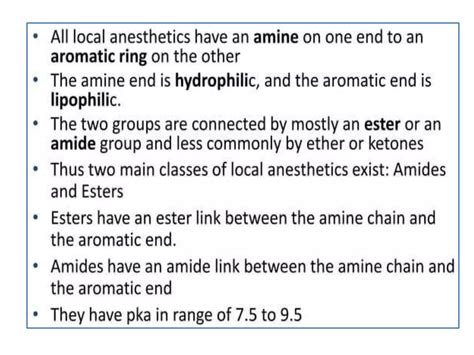 Local Anesthetics Medicinal Chemistry PPT