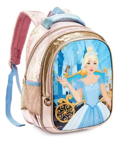 Morral Escolar Denlex Escolar Passeio Princesas Princesa Cinderela