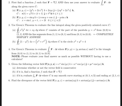 Solved 2 First Find A Function F Such That F F And Then