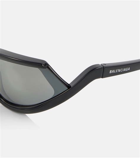 Balenciaga Side Xpander Oval Sunglasses Balenciaga