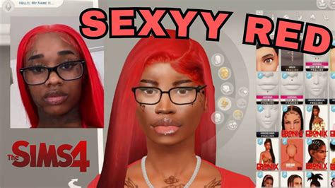 Sims 4 Hood Hottest Princess Sexyy Red Character Creation Youtube