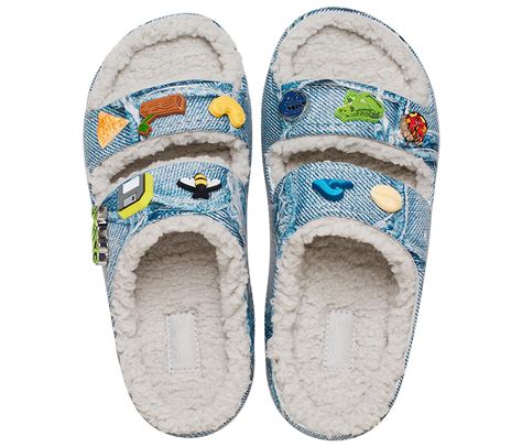 Crocs Classic Cozzzy Sandal Sza Denim