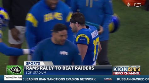 Baker Mayfield Leads Los Angeles Rams To Improbable Win Days After