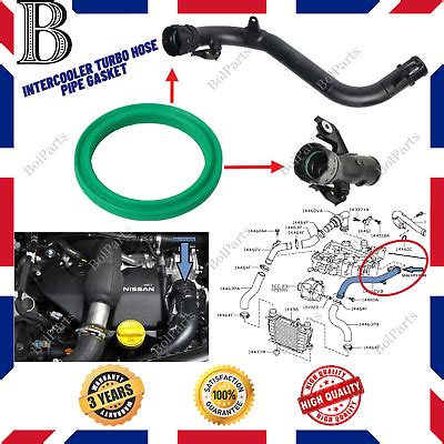 Intercooler Turbo Hose Pipe Gasket For Nissan JUKE NV200 CUBE QASHQAI