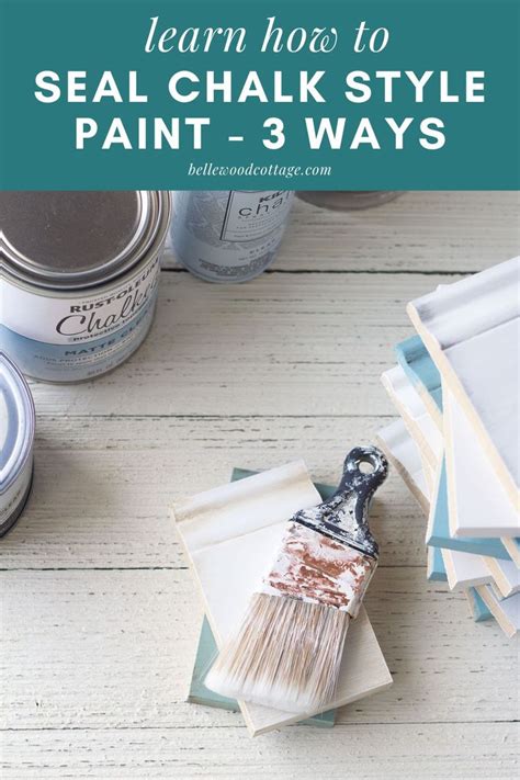 How To Seal Chalk Paint Chalk Paint Sealing Chalk Paint Chalk