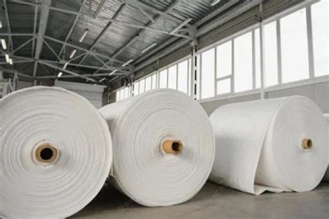 Cotton Coated White Hdpe Laminated Fabric Rolls For Mattress Plain At