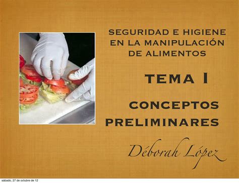 Pdf Seguridad E Higiene En La Manipulacion De Alimentos Tema I Dokumentips