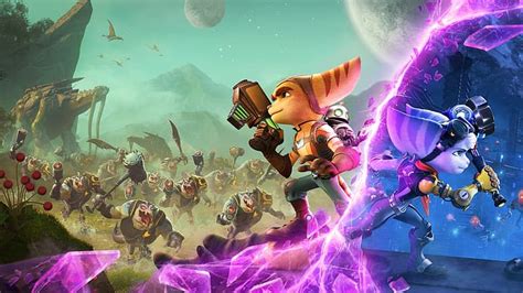 Online crop | HD wallpaper: Ratchet and Clank: Rift Apart | Wallpaper Flare