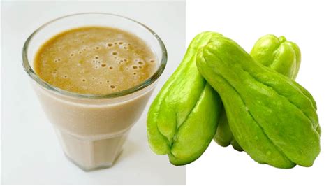 How To Make Chayote Juice Jus De Mirliton Ji Militon Youtube