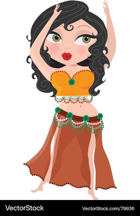 Belly Dancer Royalty Free Vector Image VectorStock