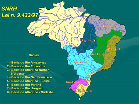 Mapa Hidrografia Do Brasil BRAINCP