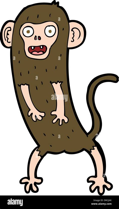 Cartoon Crazy Monkey Stock Vector Image And Art Alamy