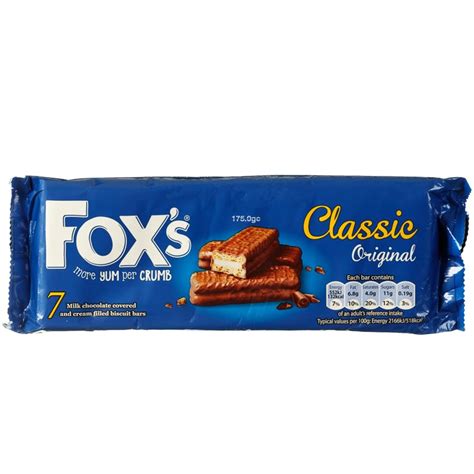 Fox's Classic Bars 7pk | Chocolate Bars - B&M