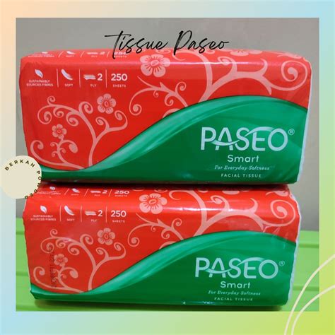 Jual Tisu Paseo 250 Sheet Tissue Paseo Smart 250 Sheet 2 Ply Original