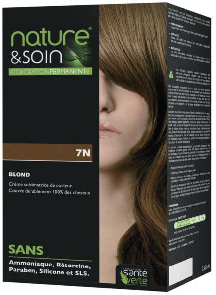 SANTE VERTE Nature Soin Coloration Permanente Blond 7N