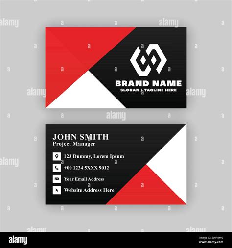 Simple Business Card Template Editable Resizable Vector Illustration