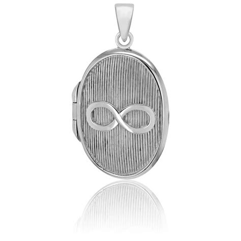 Pendentif Porte Photo Ovale Infini En Argent Artemis Ocarat