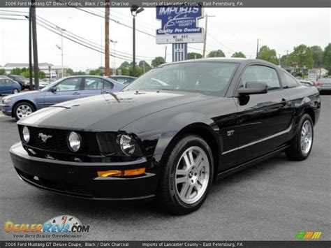 2006 Ford Mustang Gt Deluxe Coupe Black Dark Charcoal Photo 2