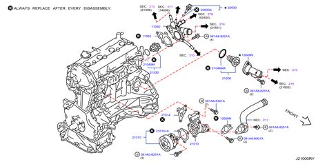 Nissan Sentra 2001 2 0 Radiator Hose Diagram