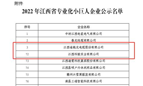 喜报！我区两家企业入围2022年省专业化小巨人企业名单政务动态新建区人民政府