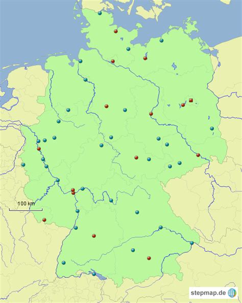 deutschland karte flüsse FLI