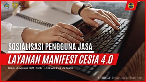 Sosialisasi Layanan Manifest Ceisa 4 0 YouTube