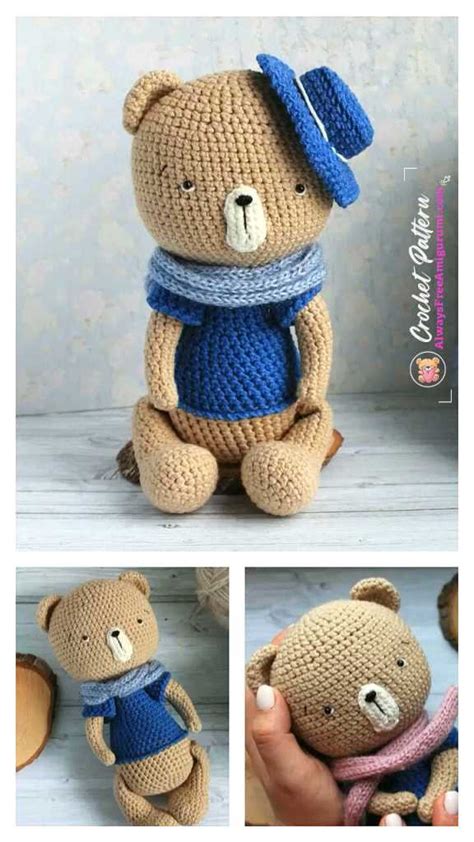 Amigurumi Plush Teddy Bear In Pajamas Free Pattern 3 Free Amigurumi