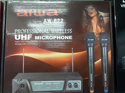 Jual Mic Microphone Wireless Mic Aiwa Aw Di Lapak Jin Lie Bukalapak