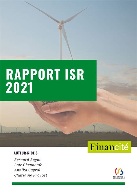 L investissement socialement responsable 2021 Financité