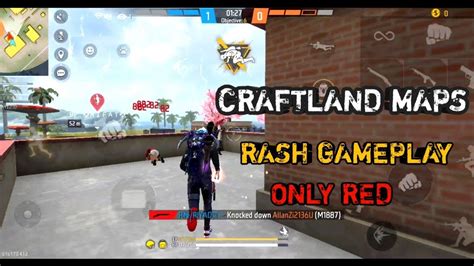 Craftland Map Free Fire Rash Gameplay Highlights Op Headshots YouTube