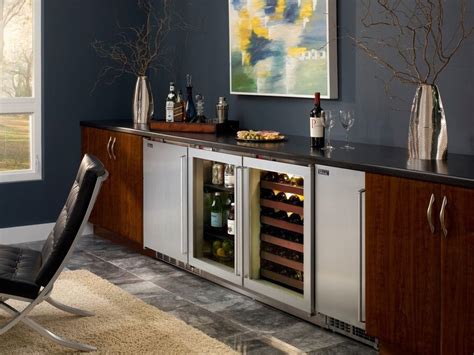 Farmhouse Bar Cabinet With Wine Fridge M And Arte