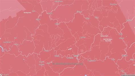 Wyoming County Wv Political Map Democrat And Republican Areas In