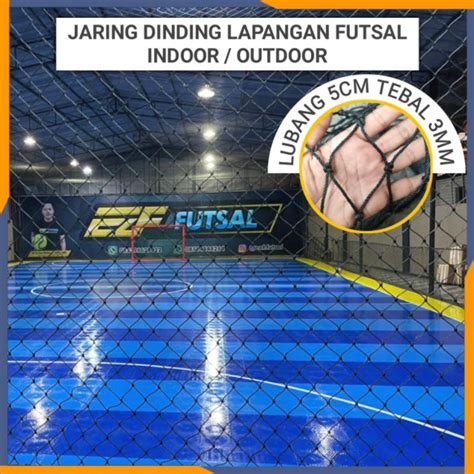 Jual Jaring Lapangan Futsal Fullset 16mx26m Shopee Indonesia