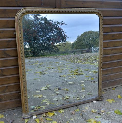 Antiques Atlas Large Gilded Mirror Original Glass Delivery Included