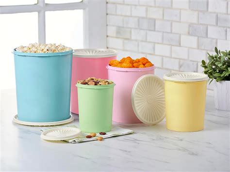 Tupperwares Heritage Collection Now Includes A 10 Pack Of Canisters