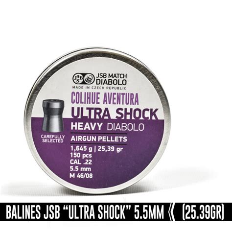 Balines Jsb Ultra Shock Heavy Cal Mm Gr X Colihue