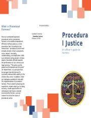 Ps Wk Pa Brochure Docx What Is Procedural Fairness Once An