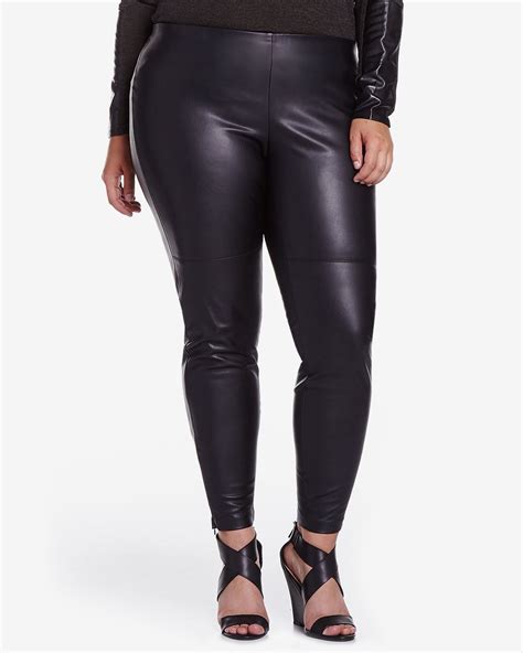 Plus Size Faux Leather Leggings Plus Sizes Reitmans