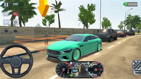 New Mercedes Amg Gt Door Coupe Taxi Sim Miami City Wheel Drive