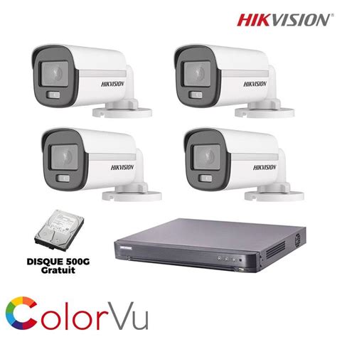 Kit Cam Ras De Surveillance Hikvision Vente Bas Prix Tunisie