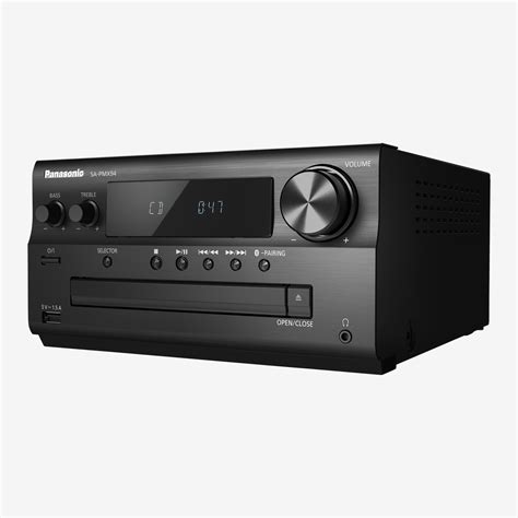 Panasonic SC PMX94EG K Micro Hi Fi System Black Worldshop