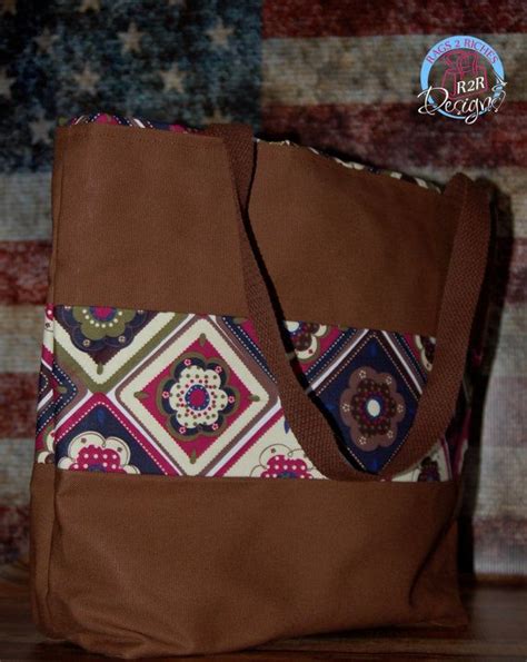 Regatta Tote Brown By R2rdesigns On Etsy Bags Purses Messenger Bag