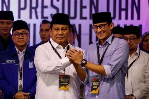 Tim Prabowo-Sandiaga Bakal Adopsi Konsep Pemenangan di Pilpres 2014 - Rayakan Perbedaan