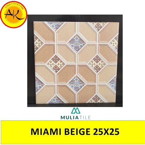 Jual Keramik Lantai Kasar Kamar Mandi Motif Timbul X Miami Beige