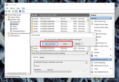 How To Delete Windows Log Files With An Event Viewer Command Winbuzzer