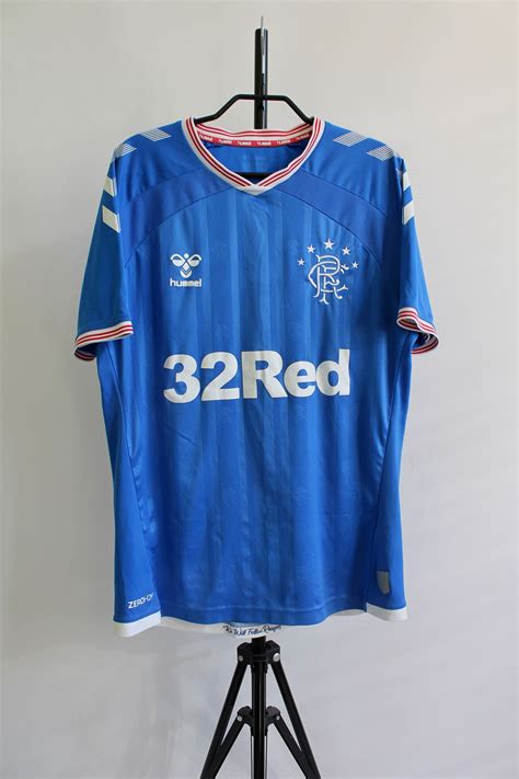 vintage   rangers home jersey shirt soccer football grailed