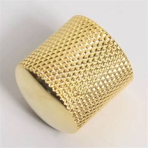 Perillas Knobs De Metal Con Llave Y Para Bajo O Guitarra Color Dorado