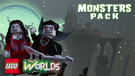 Lego Worlds Completing All Monsters Pack Achievements Youtube