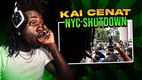 KAI CENAT IS LEGENDARY Kai Cenat Fanum Shuts Down NYC Reaction