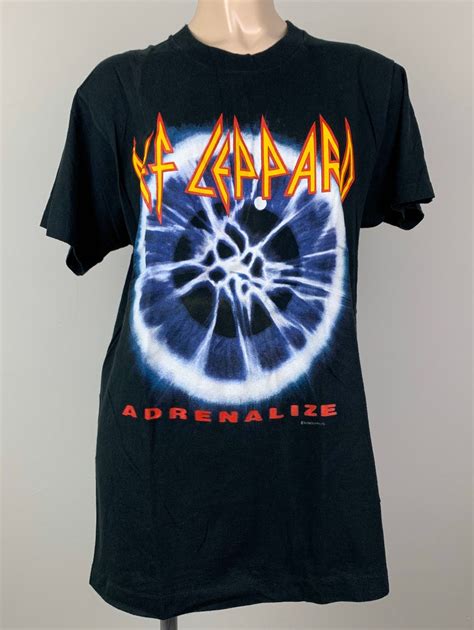 Vintage 1993 Def Leppard Adrenalize Concert Tee T Shirt Etsy